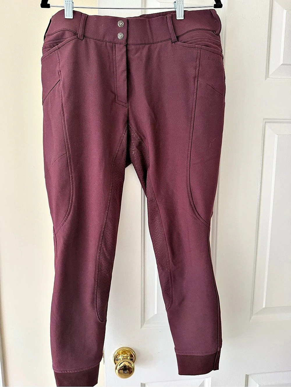 Ariat Pro Series Prelude women Breech Riding Pants burgundy Waist 32R